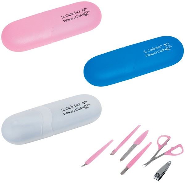 JH8702 Manicure Set In Gift Tube With Custom Imprint